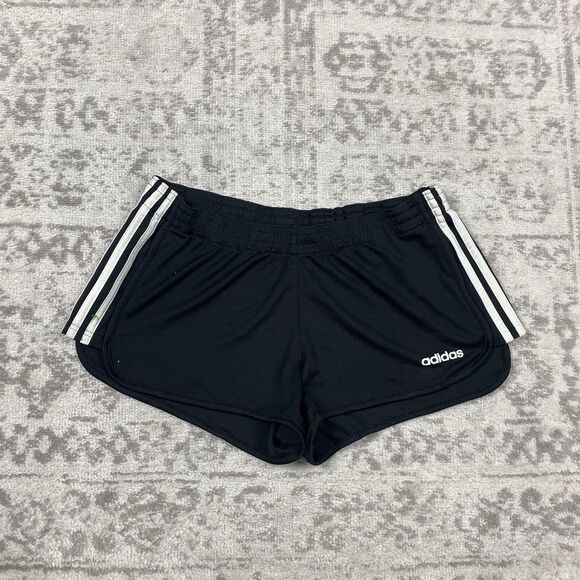 Adidas Climalite Shorts Women’s Black Climalite Mini Shorts Size Medium - Picture 1 of 5